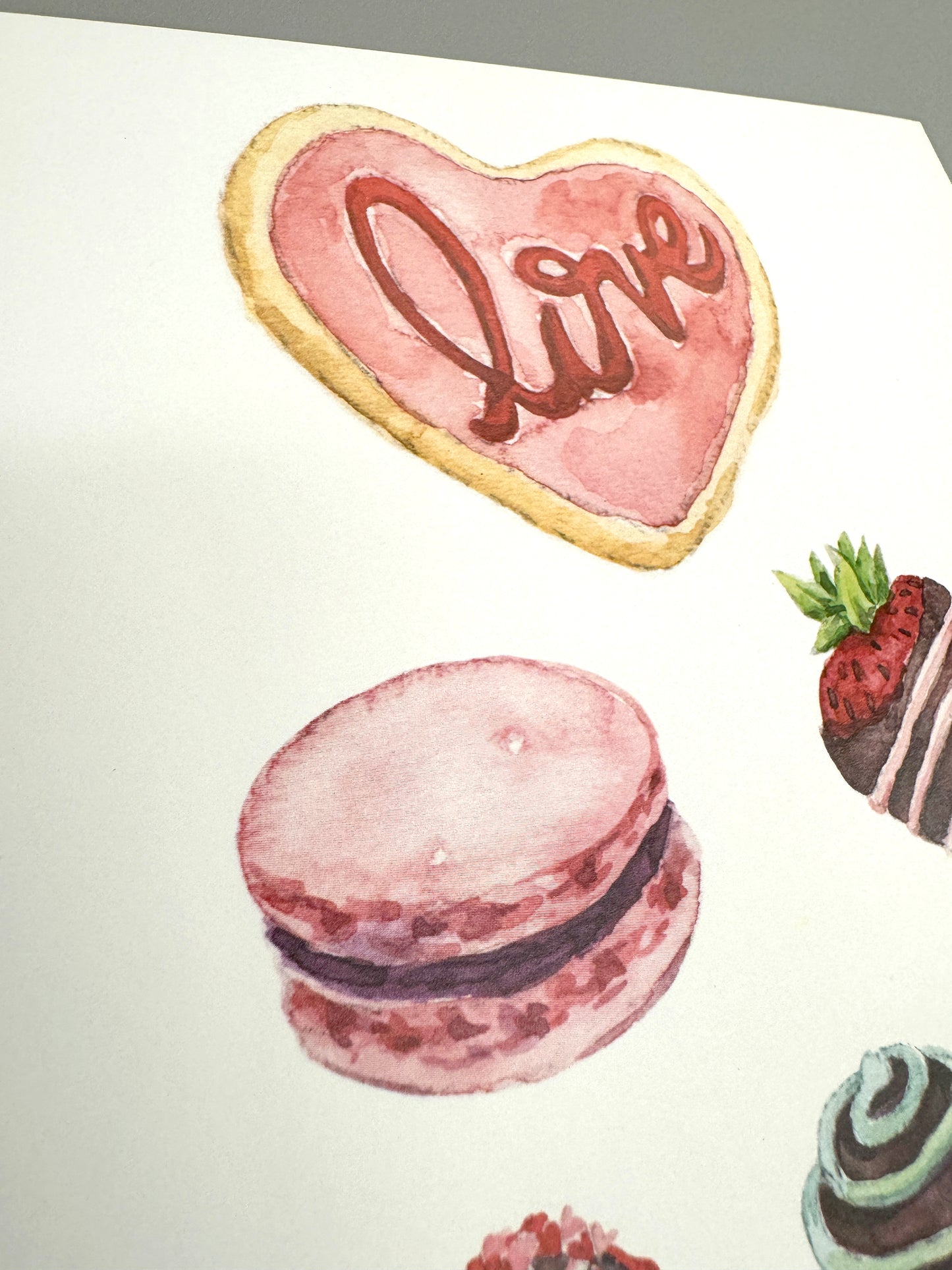 Happy Valentine's Treats Eye Chart Print