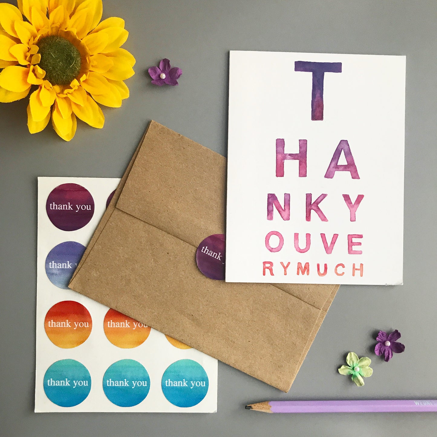Thank You Very Much Card Set