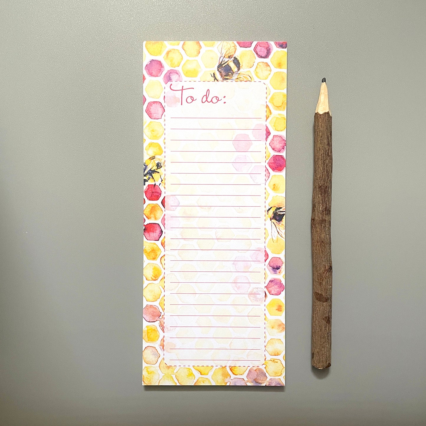 Busy Bees To Do Lined Notepad