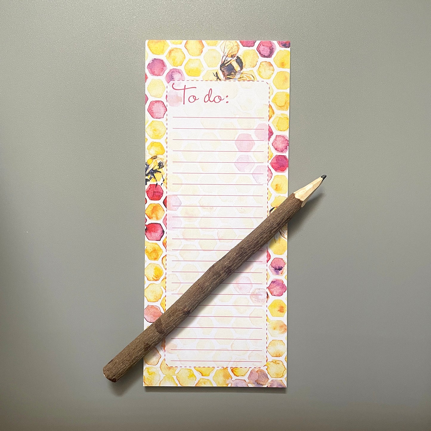 Busy Bees To Do Lined Notepad