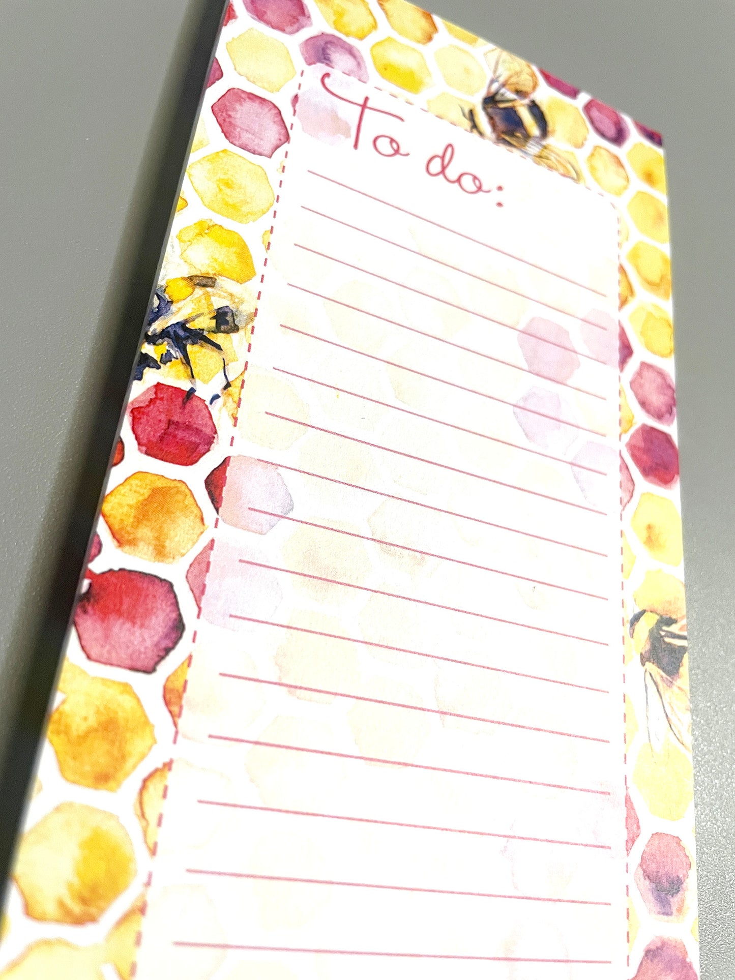 Busy Bees To Do Lined Notepad