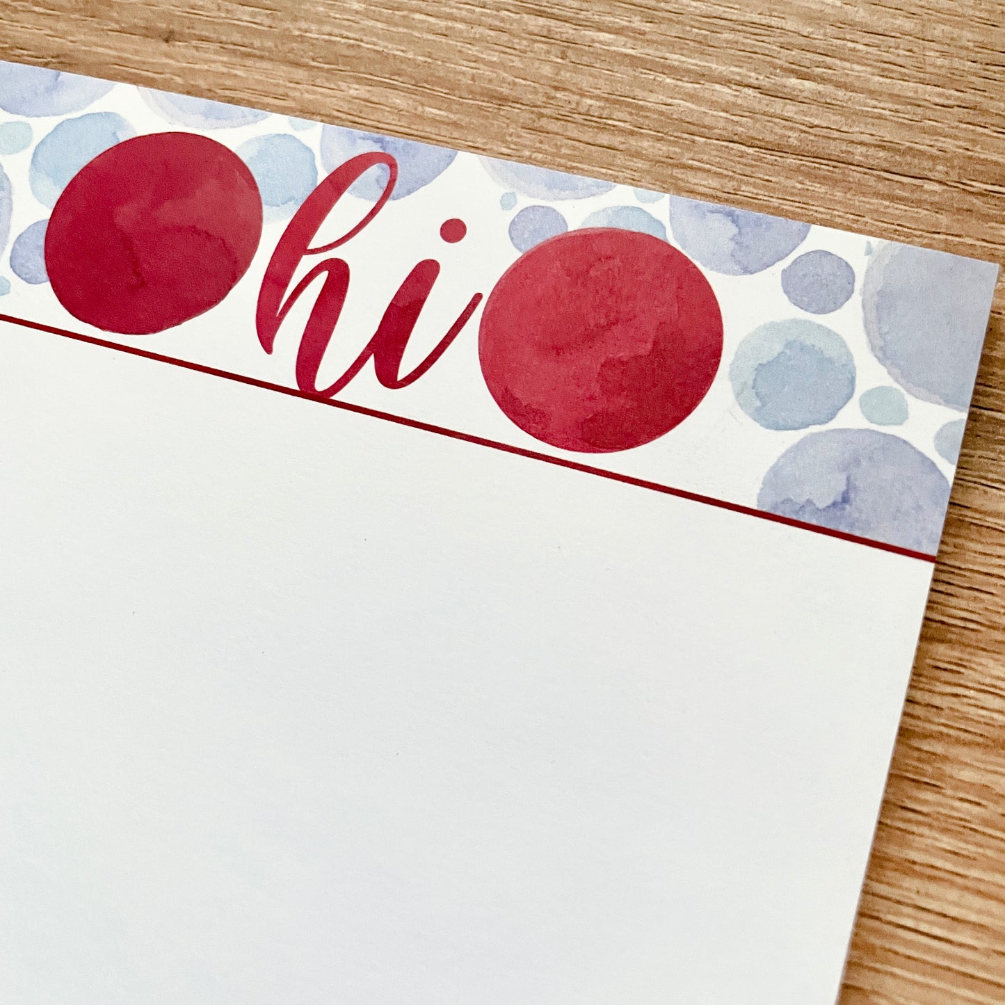 Ohio Ishihara Notepad