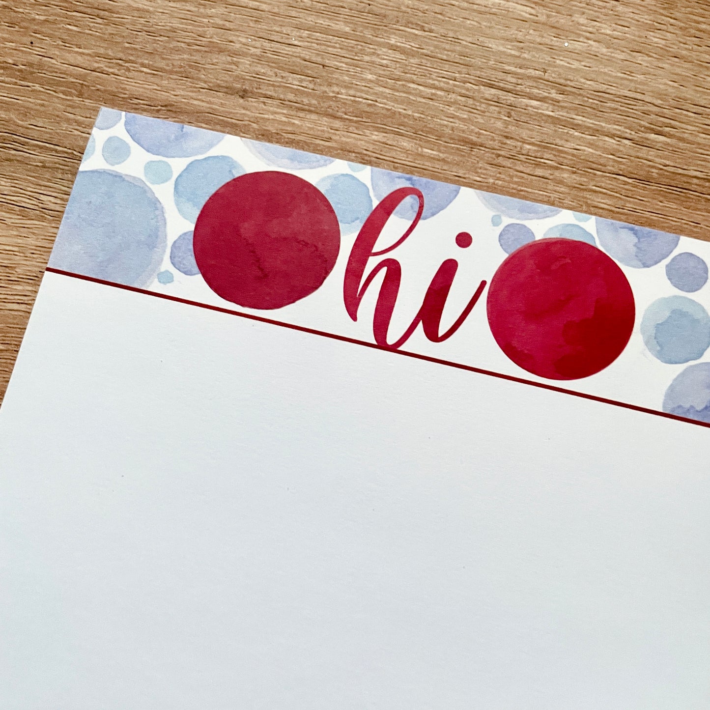 Ohio Ishihara Notepad
