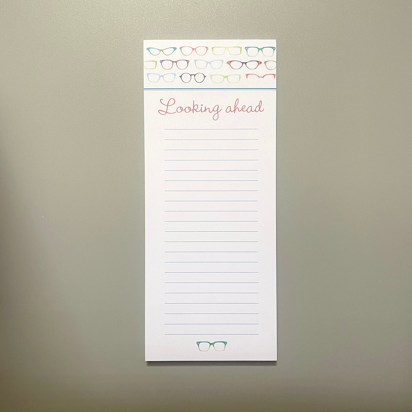 Looking Ahead Lined Notepad