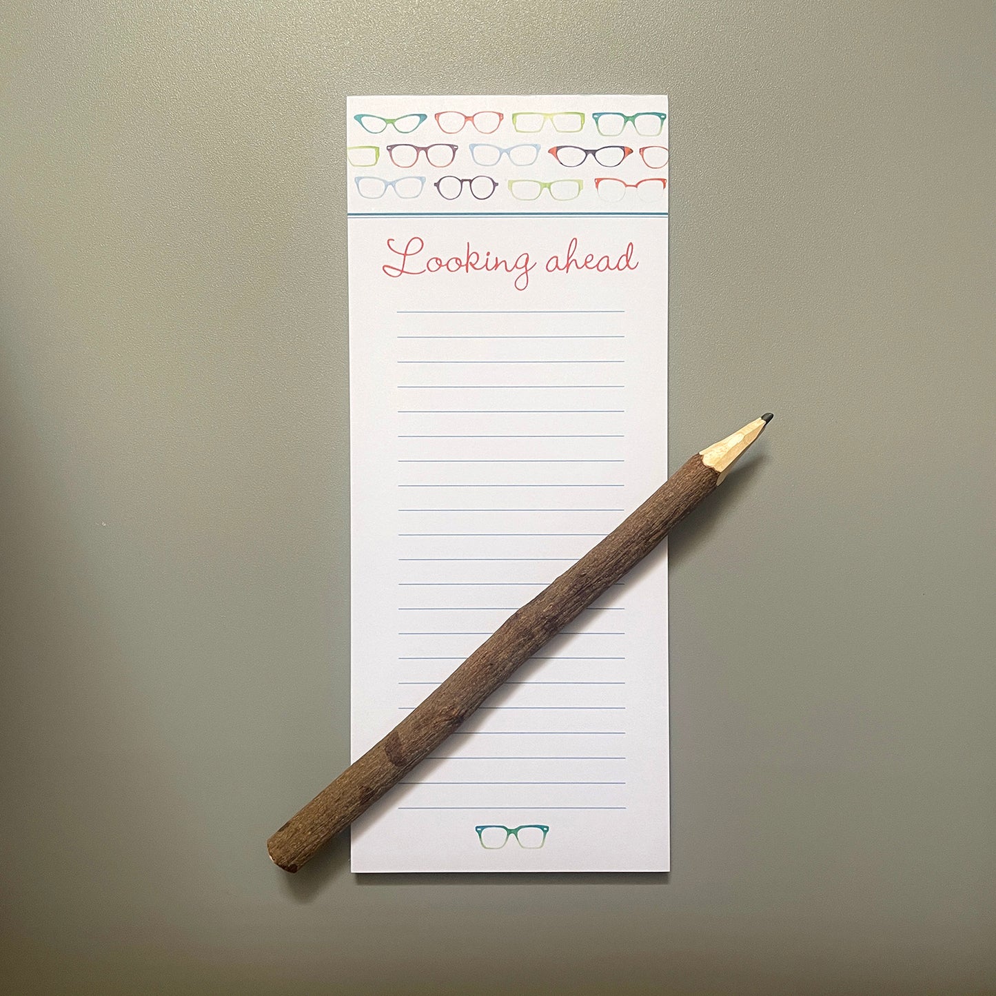 Looking Ahead Lined Notepad