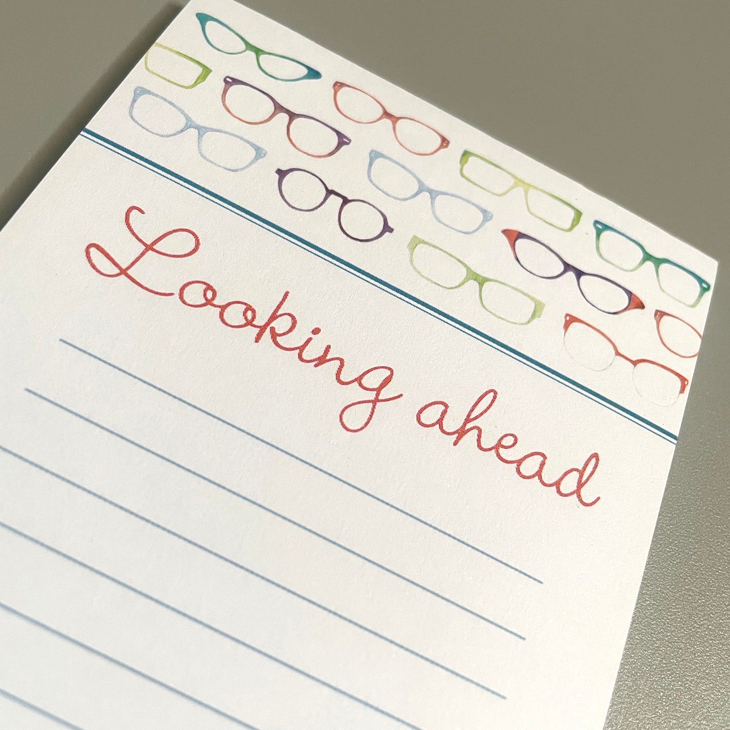 Looking Ahead Lined Notepad