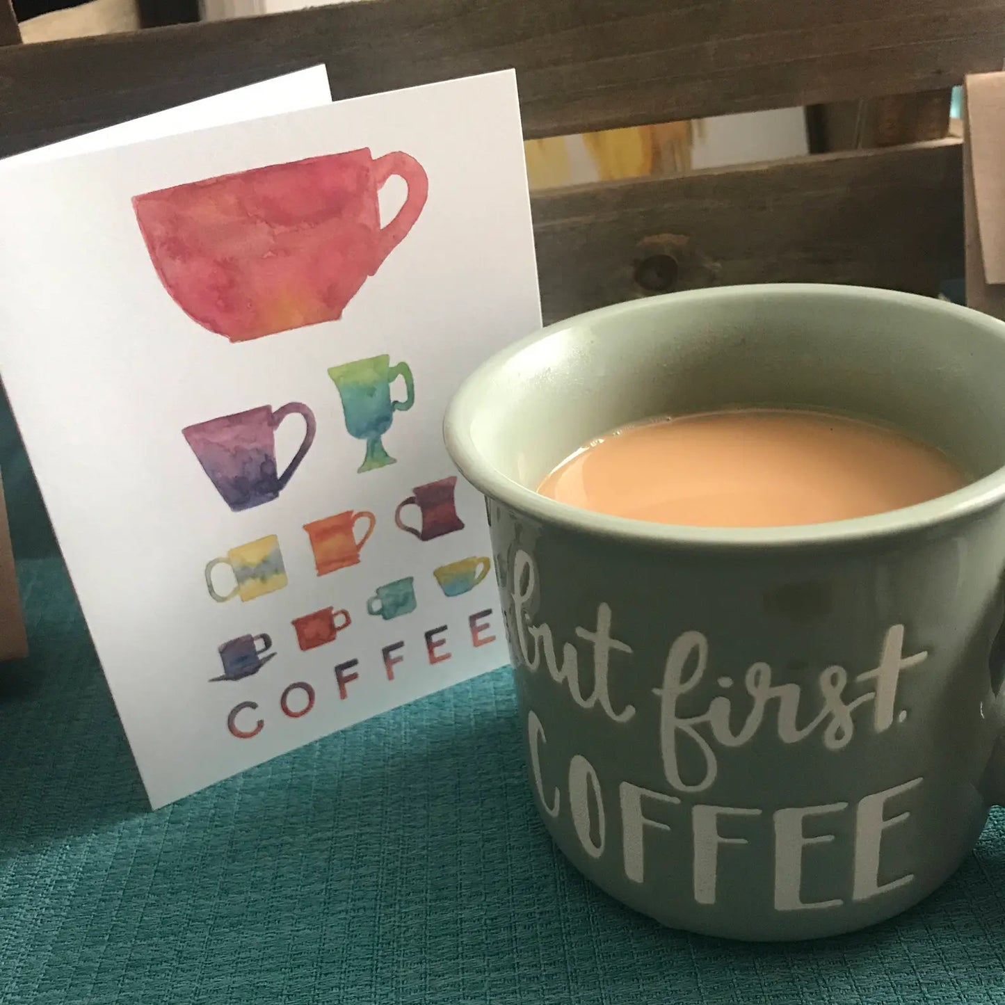 Eye Love Coffee Note Card Set