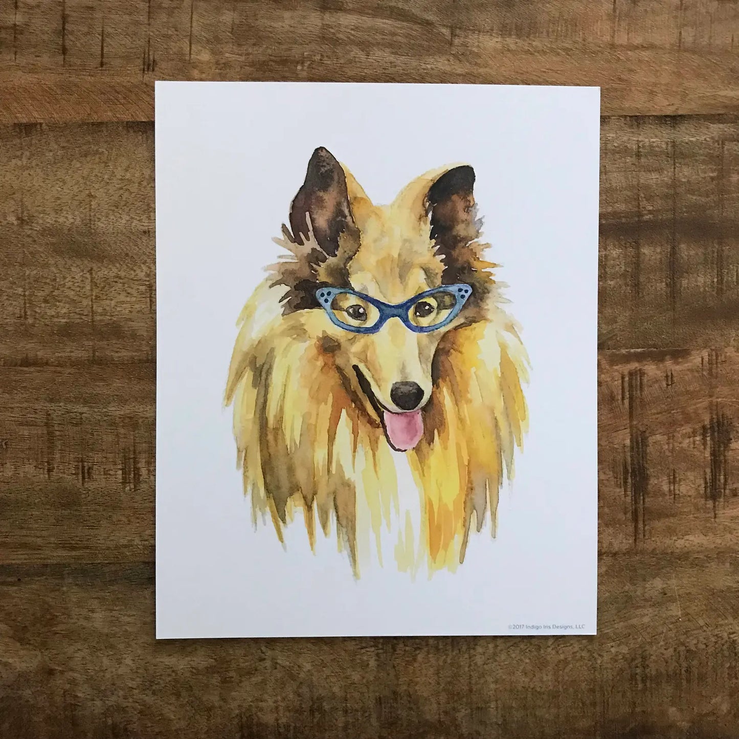 Dogs in Glasses Print
