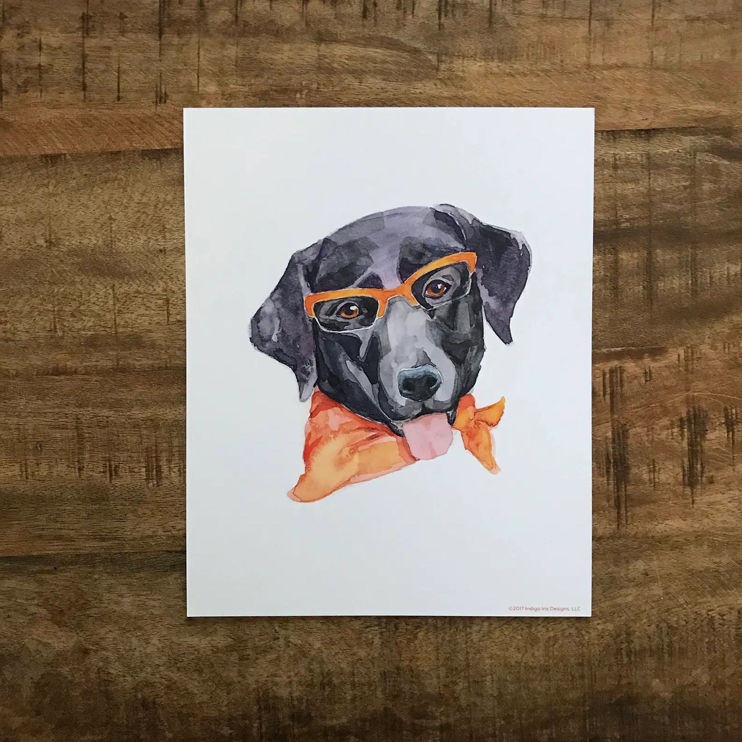Dogs in Glasses Print