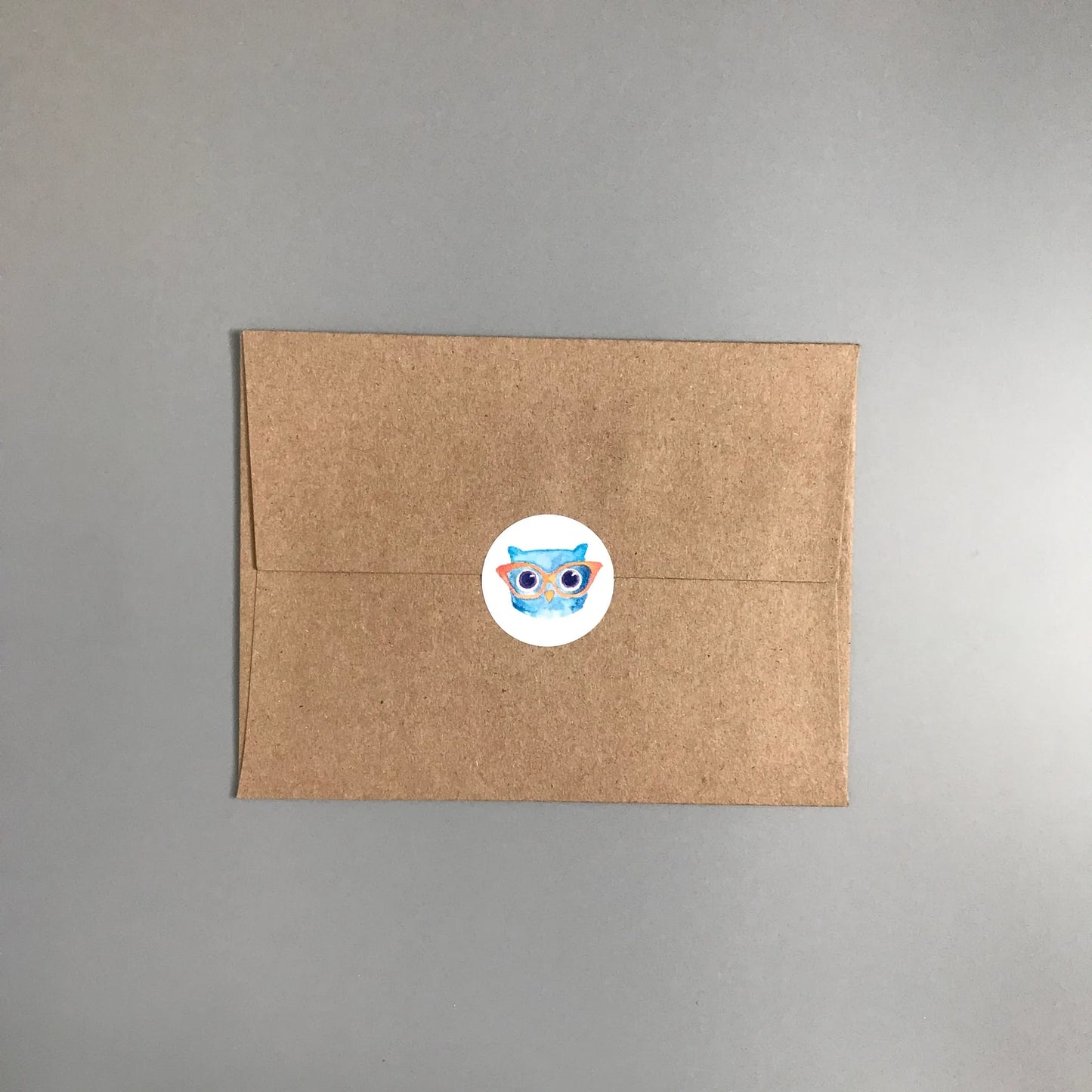 Owl in Glasses Note Card Set