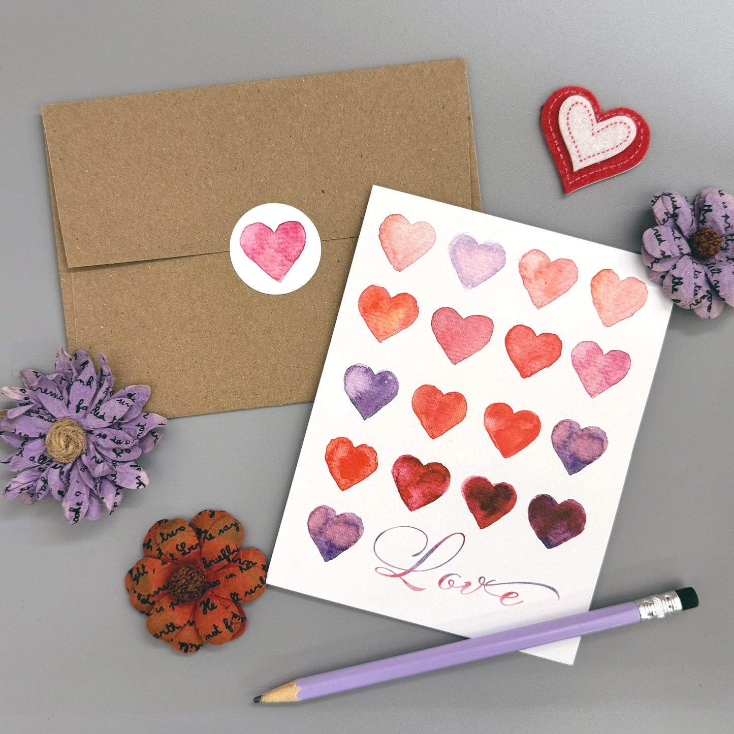 Love Multi-Heart Card