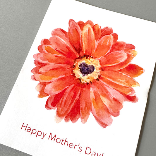 Mother's Day Card - Gerbera Daisy