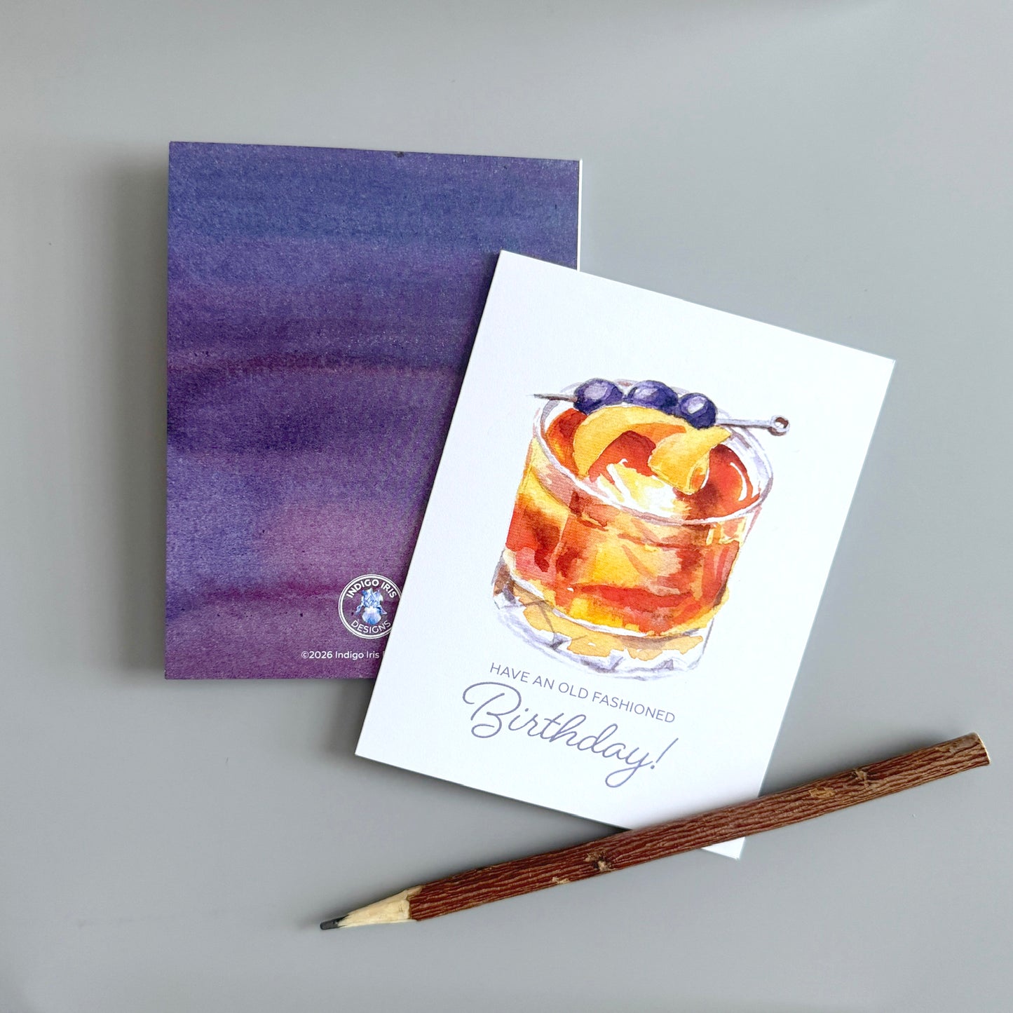 Happy Birthday - Old Fashioned Card