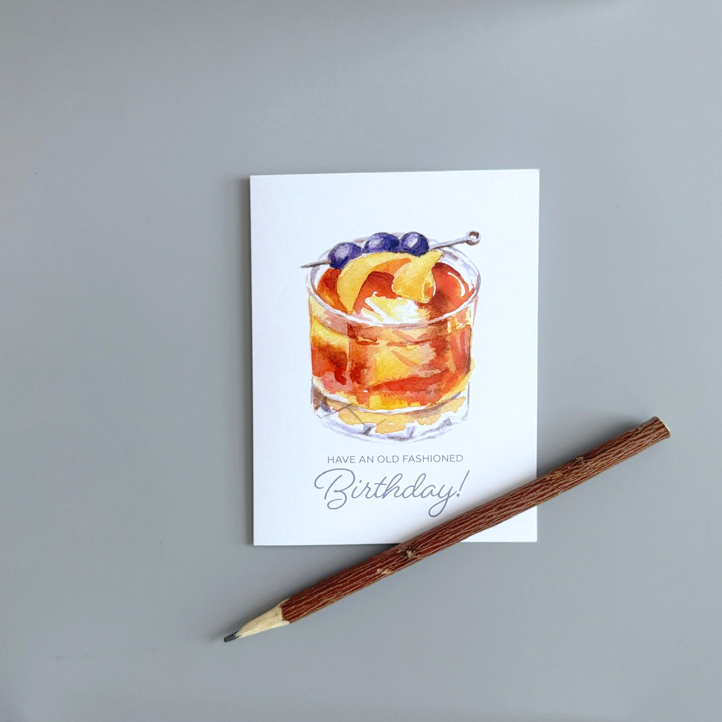 Happy Birthday - Old Fashioned Card