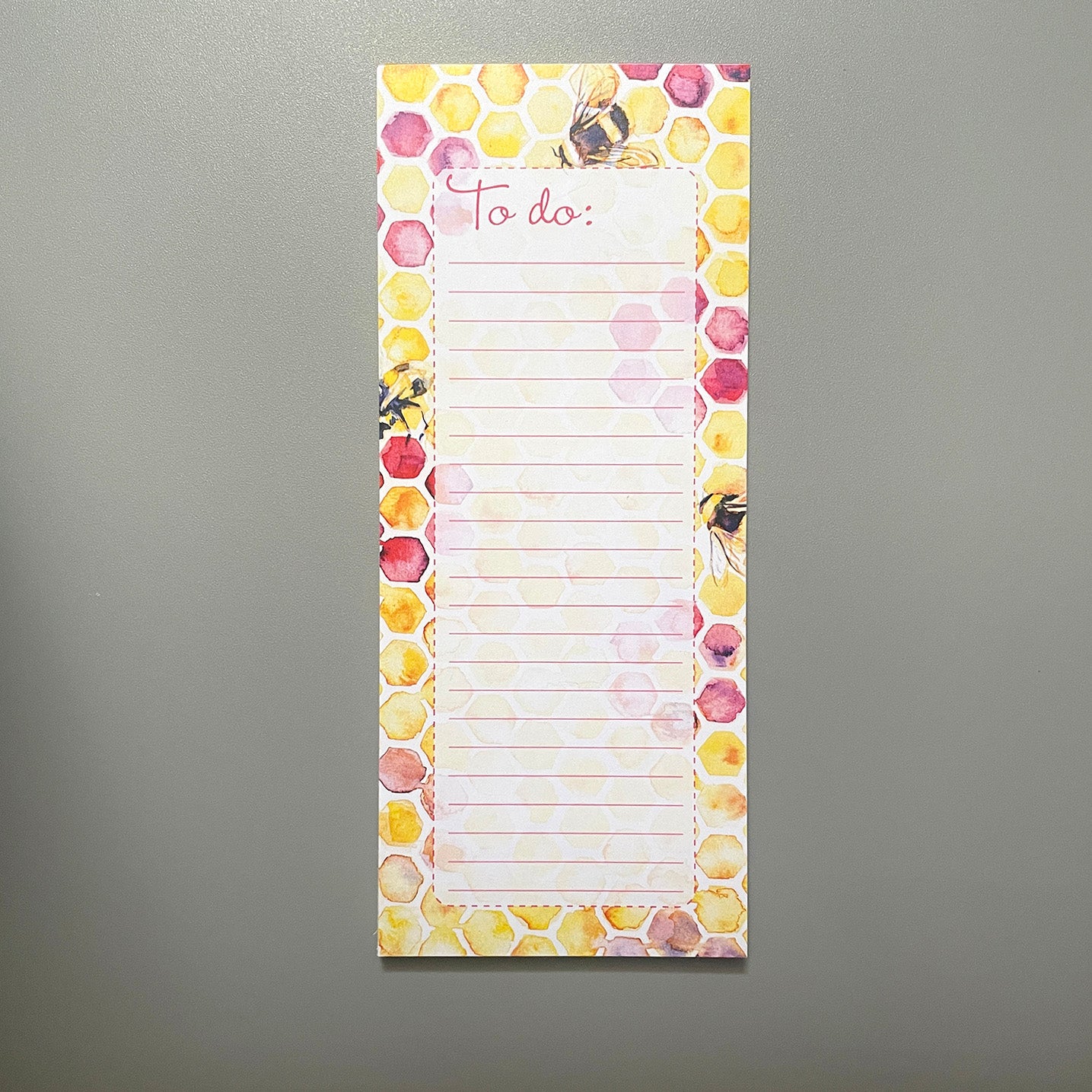 Busy Bees To Do Lined Notepad