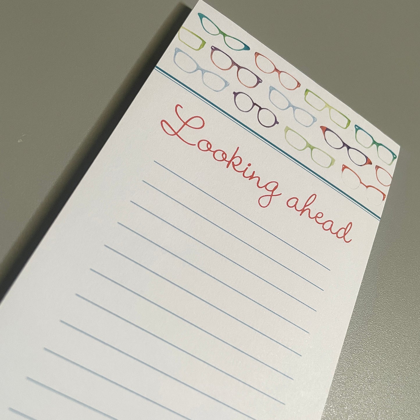 Looking Ahead Lined Notepad