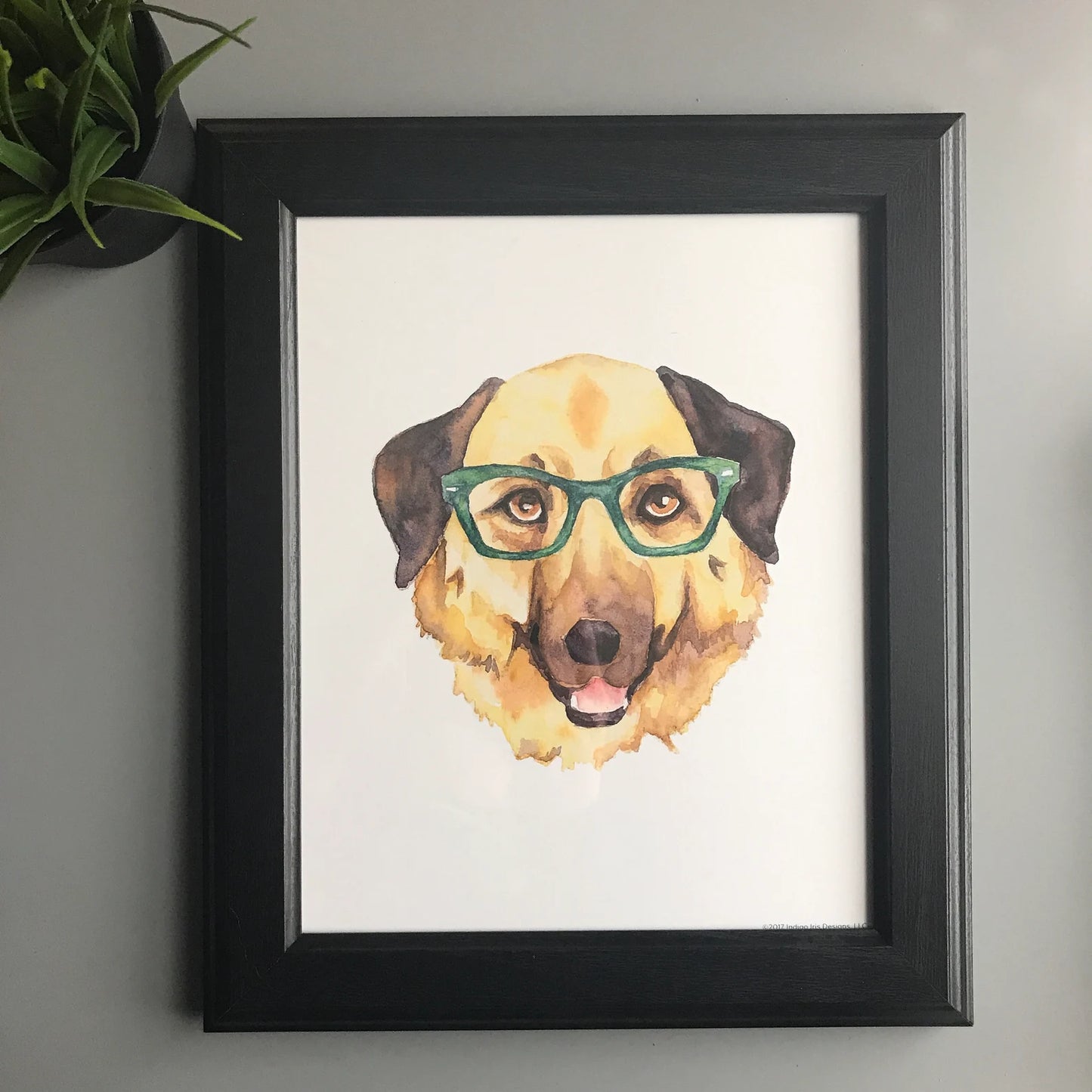 Dogs in Glasses Print