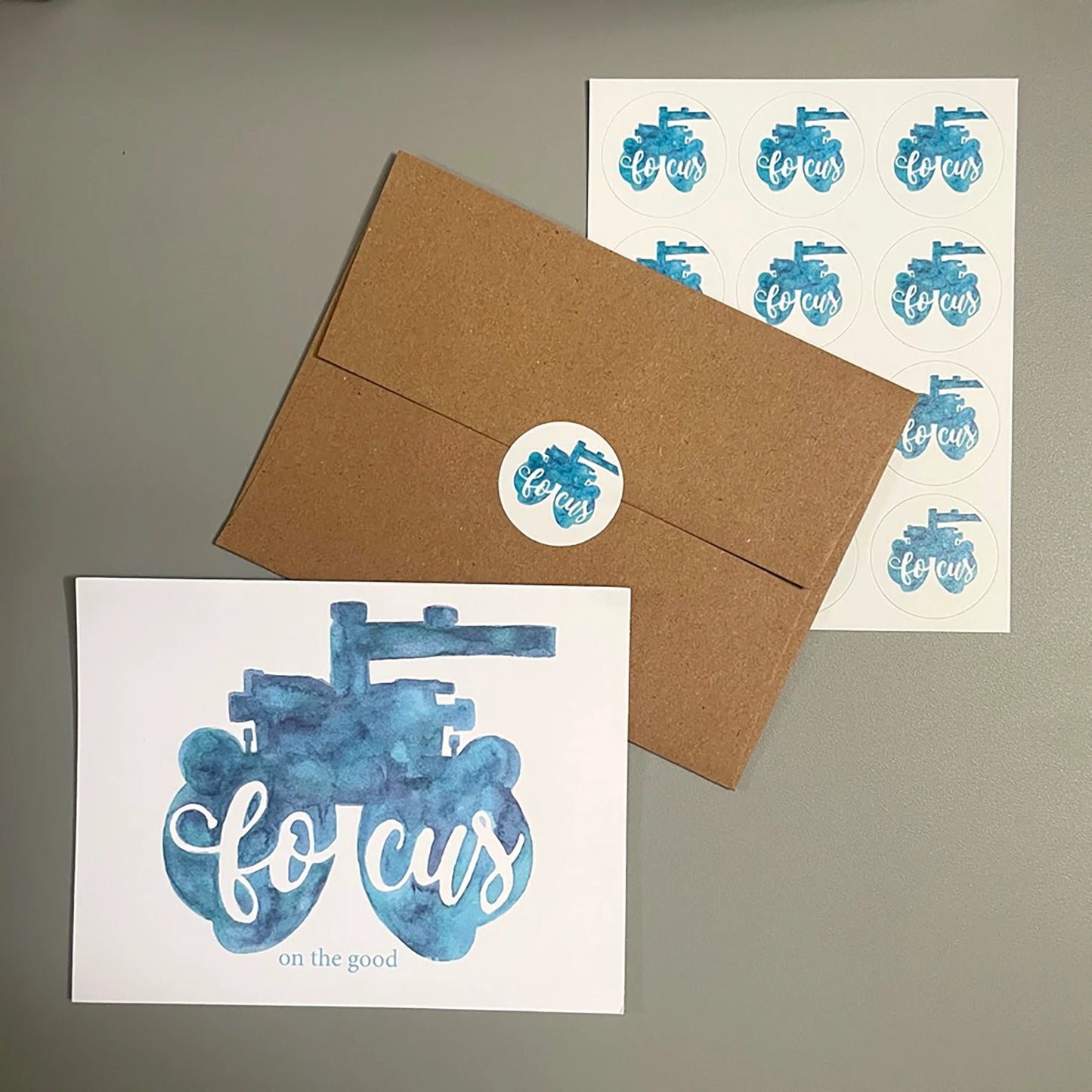 Focus on the Good Note Card Set