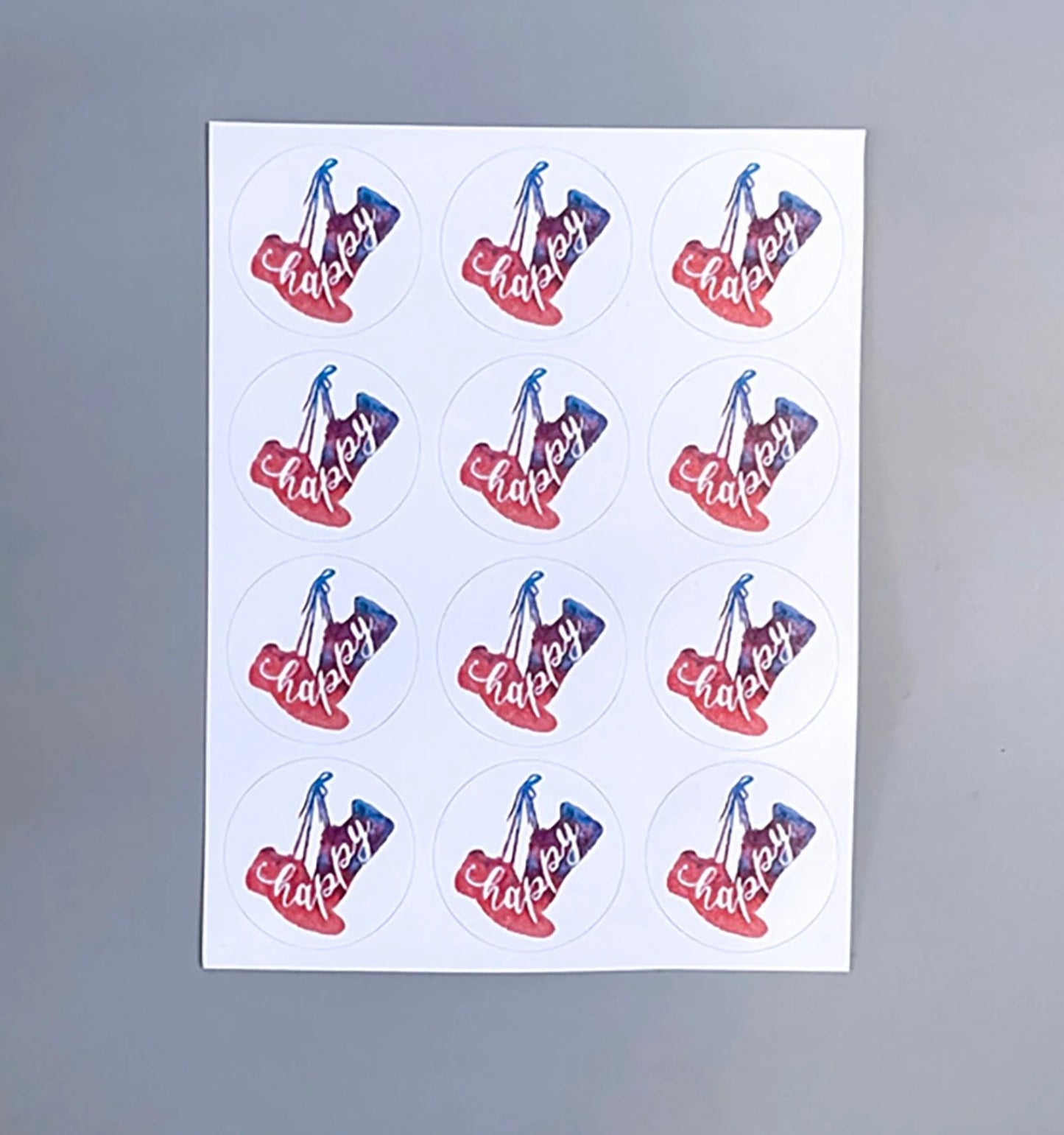 Happy Feet Note Card Set