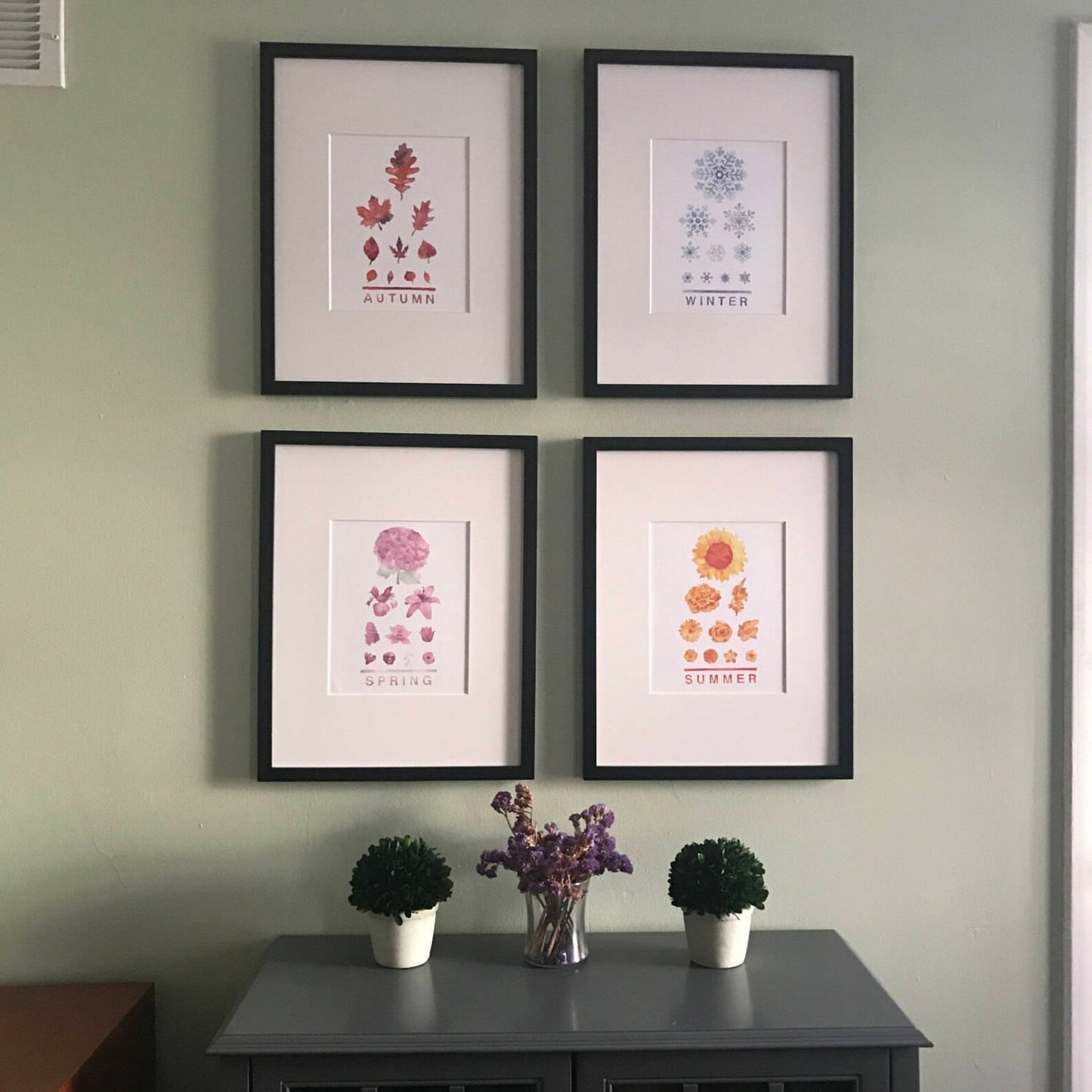Individual Season Eye Chart Print