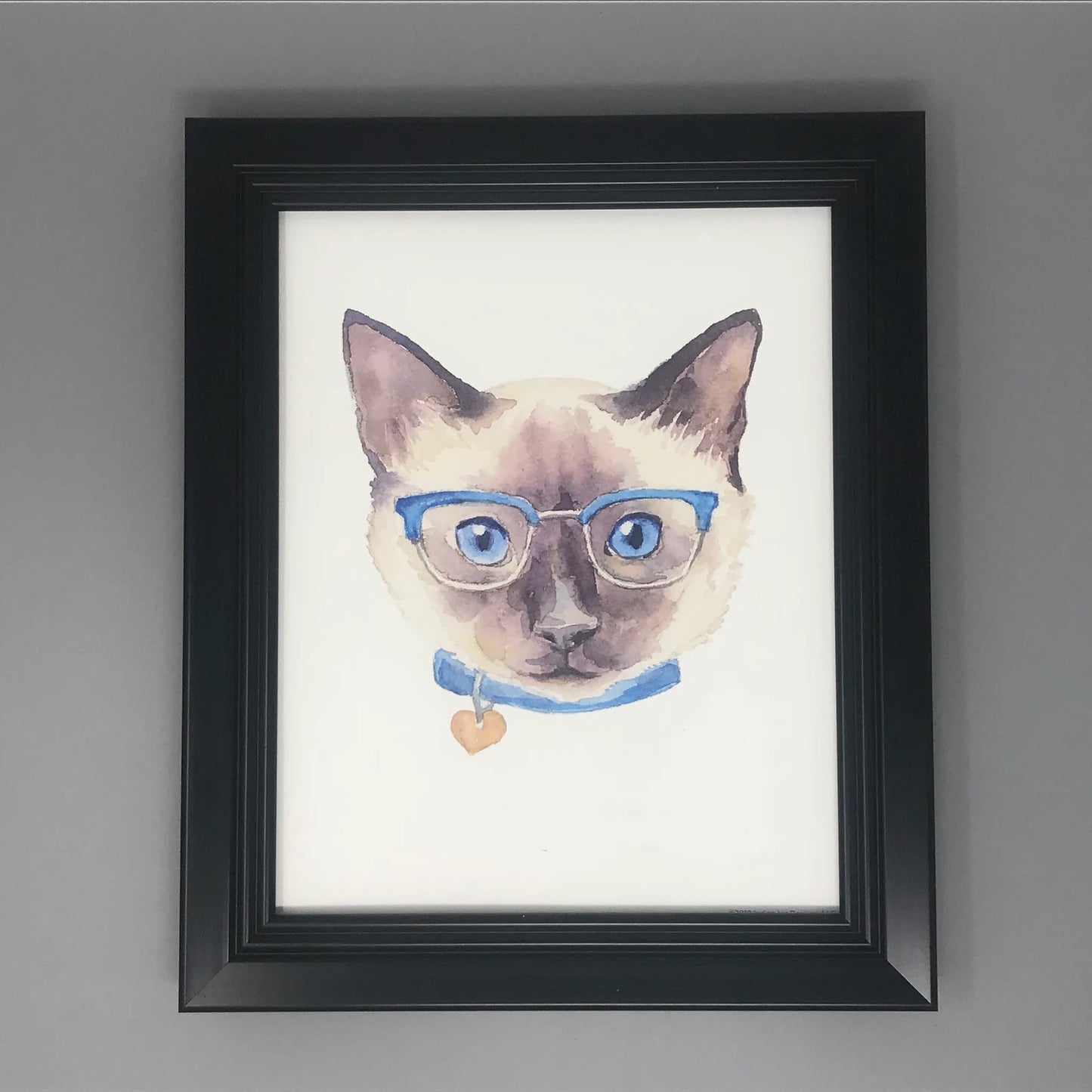 Cats in Glasses Print